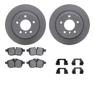 R1 Concepts WDUH1-31231 Carbon Series Brake Rotors W/ 5000 Oep Brake Pads & Hdw